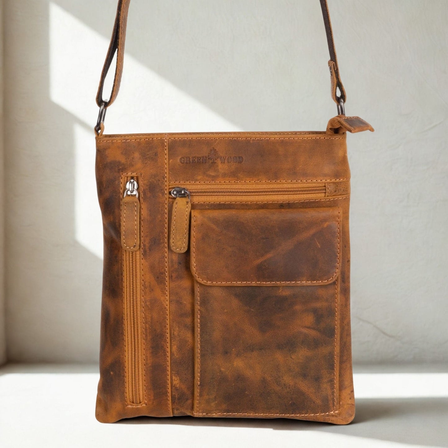 Leather Crossbody bag for women lifestyle 1