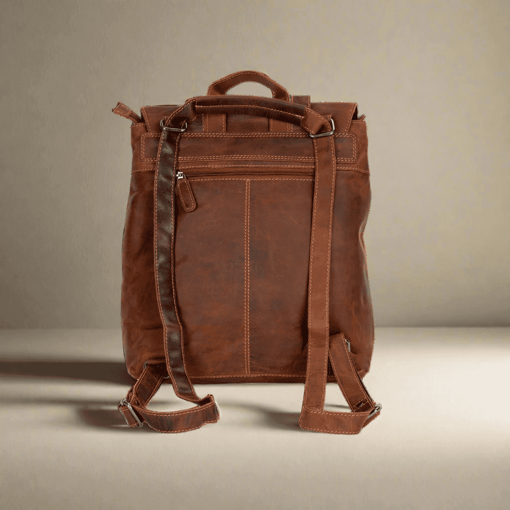 Convertible Leather Backpack For Women