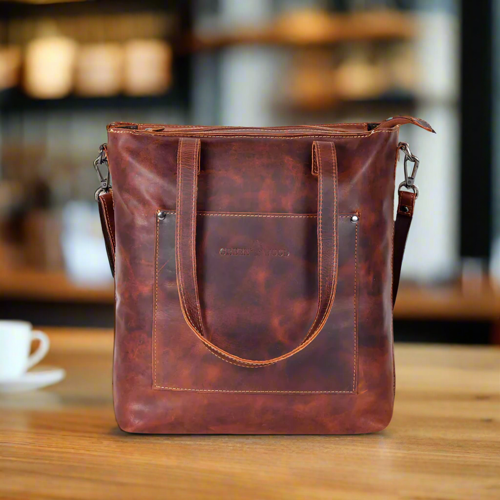 Leather Tote Bag Sandal