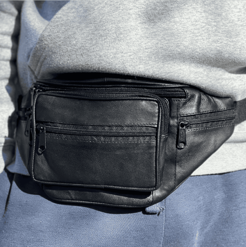 Men's Leather Bum Bag