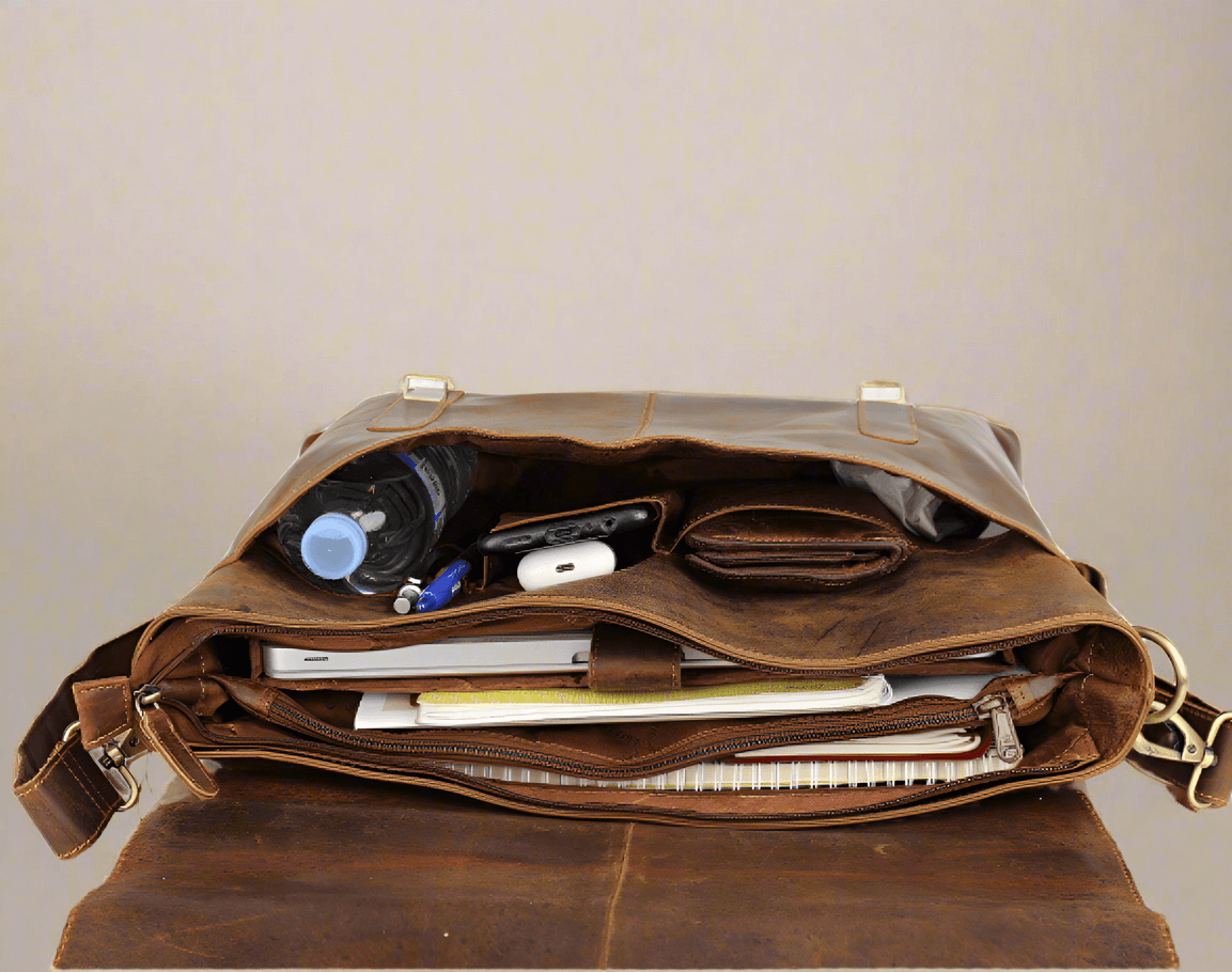 Leather Laptop Bag Leeland