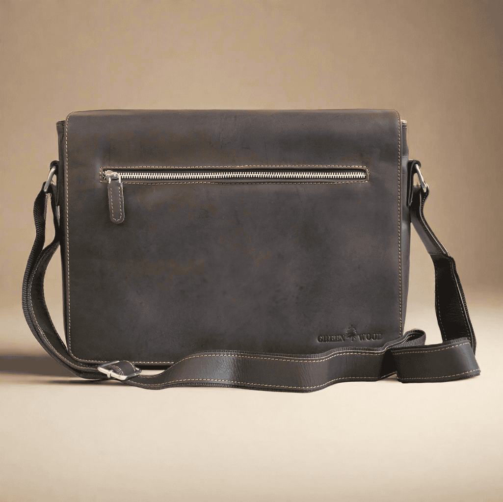 Brown Leather Laptop Bag