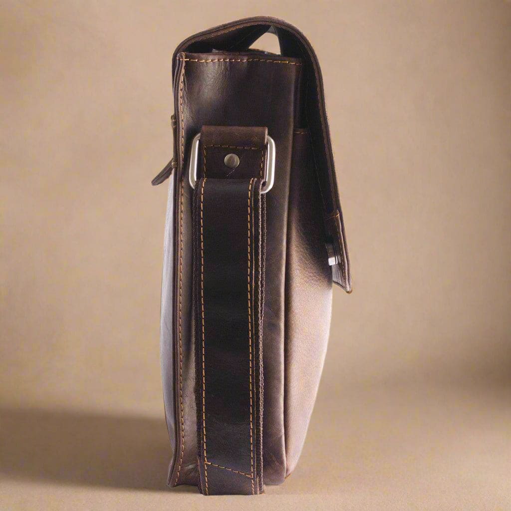 Leather Shoulder Bag Brown