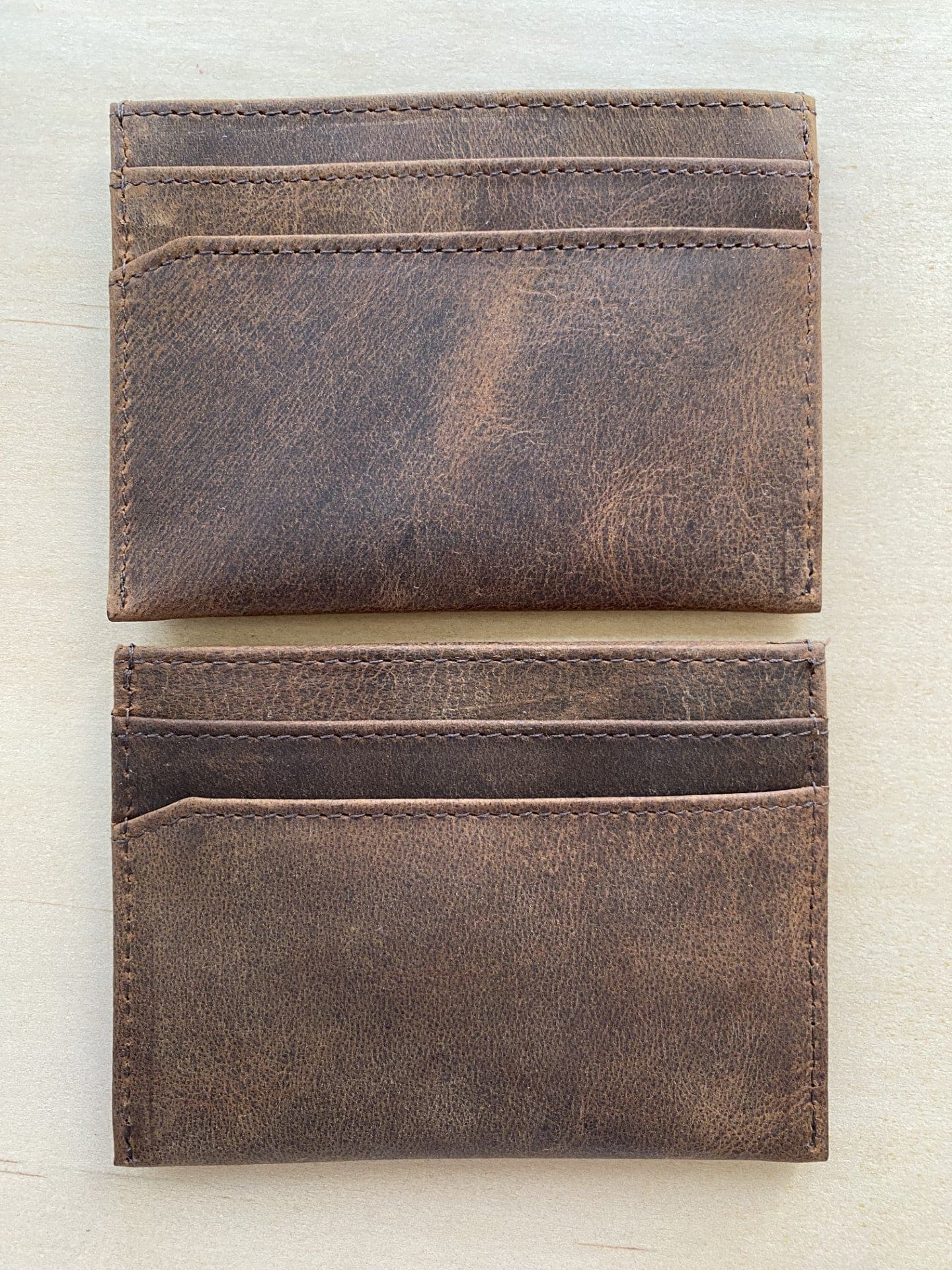 Leather Card Holder with Message and Name - KALGHI