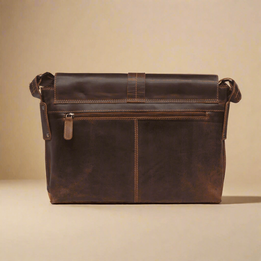 Leather Messenger Bag Sandal