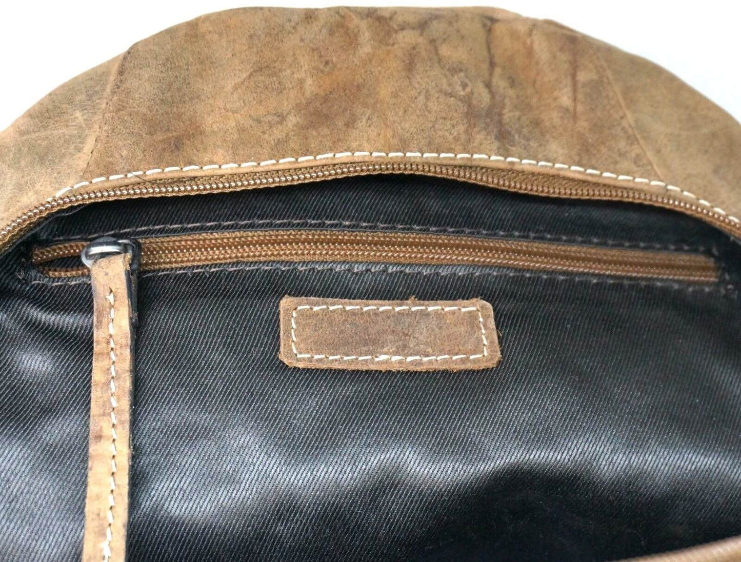 Ariel Brown Leather Backpack Unisex- KALGHI BACKPACK KALGHI