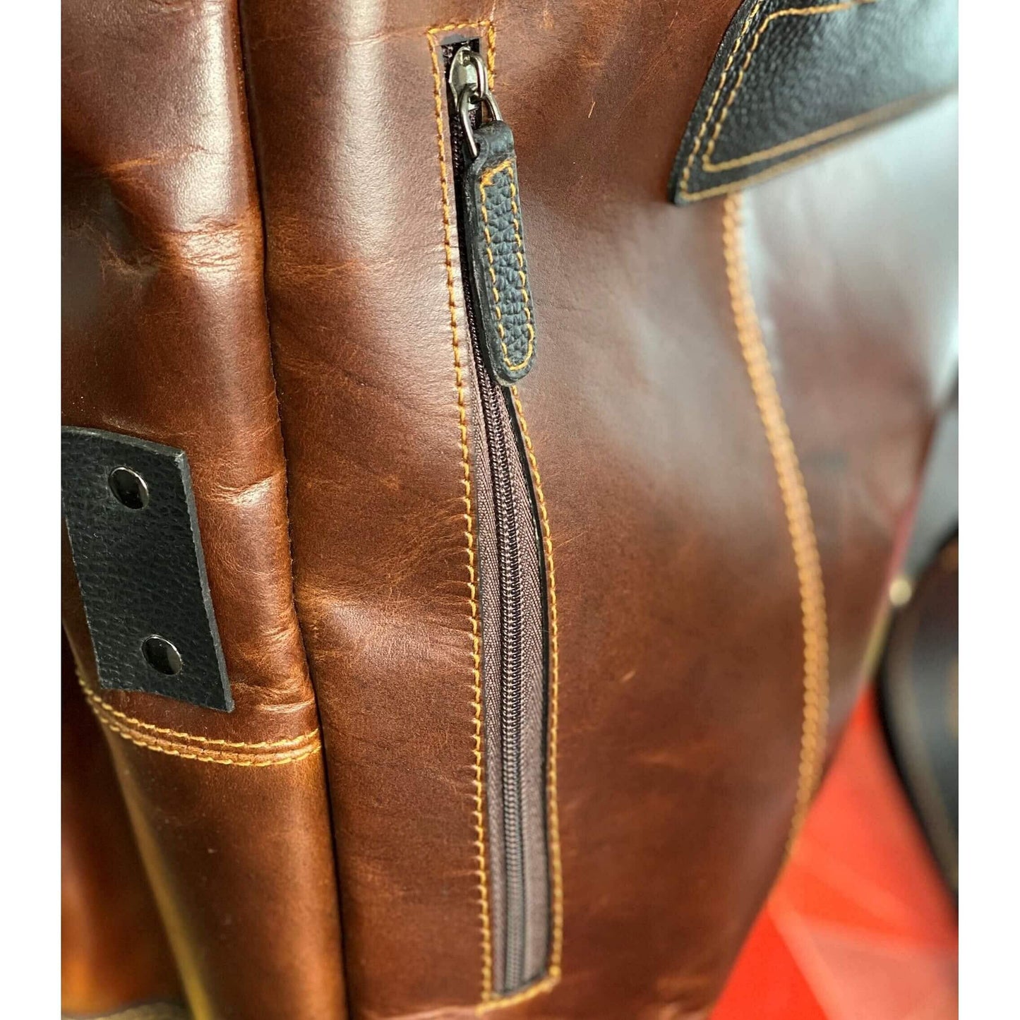 Drawstring Unisex Leather Backpack- KALGHI BACKPACK KALGHI