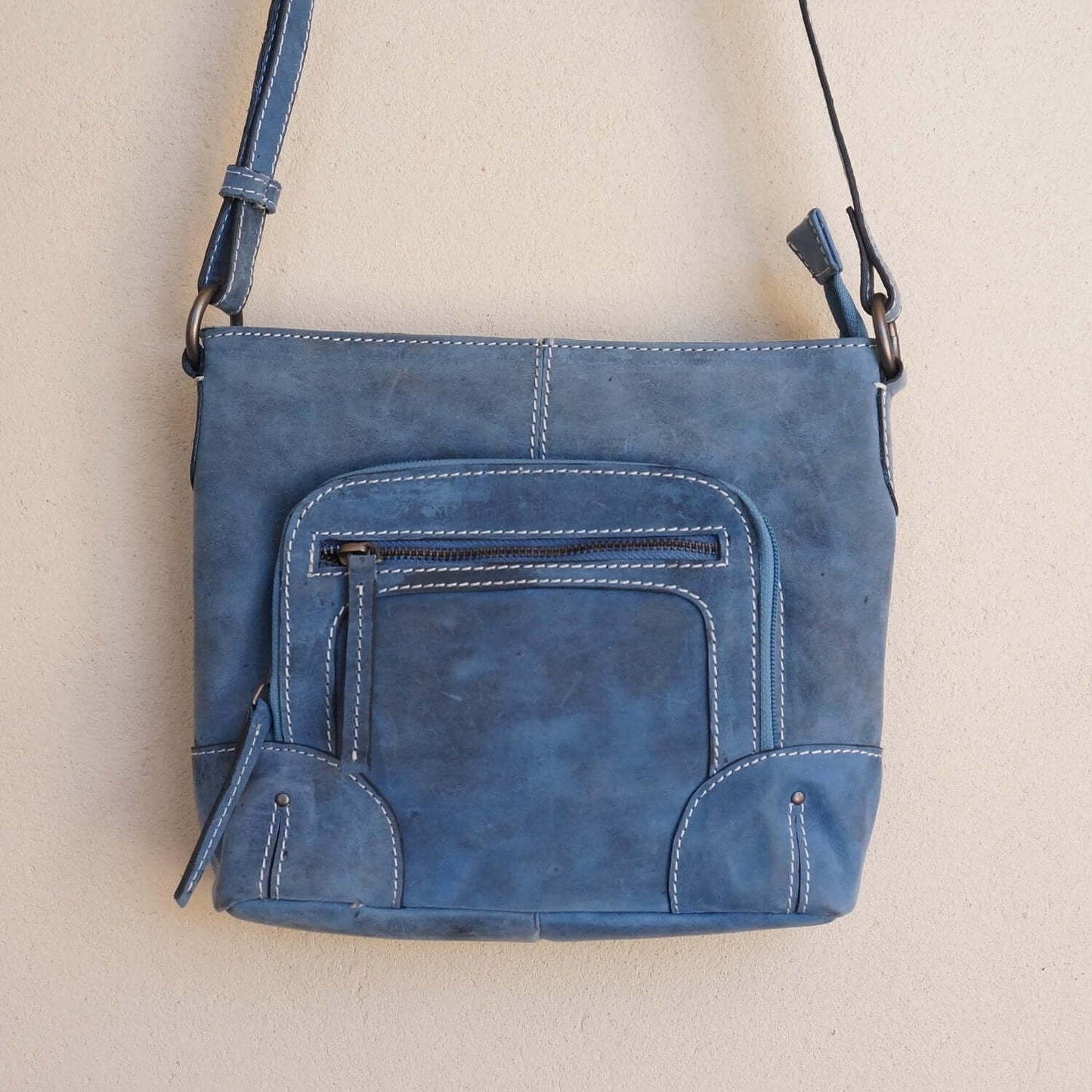 Stella Crossbody Bag, BLUE - KALGHI SATCHEL KALGHI