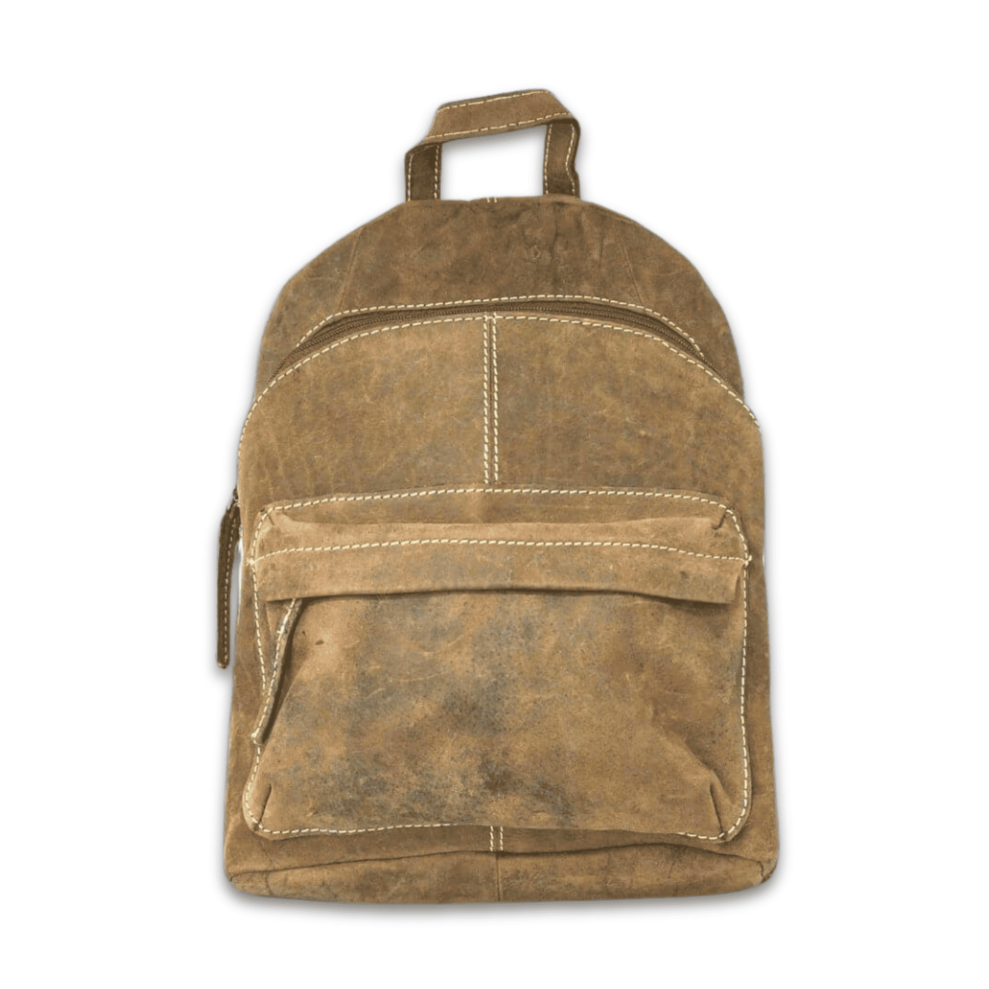 Ariel Brown Leather Backpack