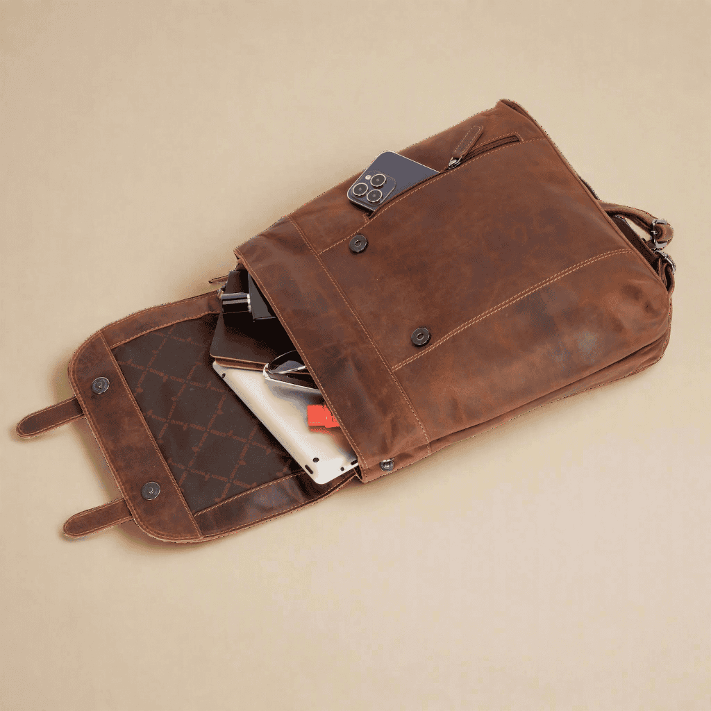Convertible Leather Backpack For Women