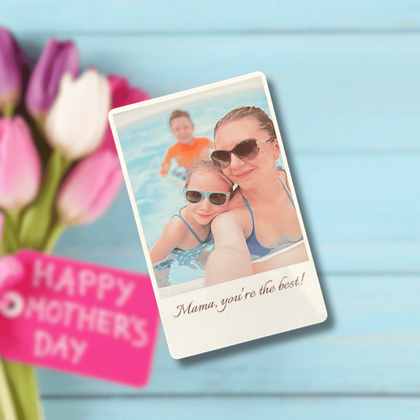 Personalised Photo Wallet Card For Mom - KALGHI - KALGHI LEATHER