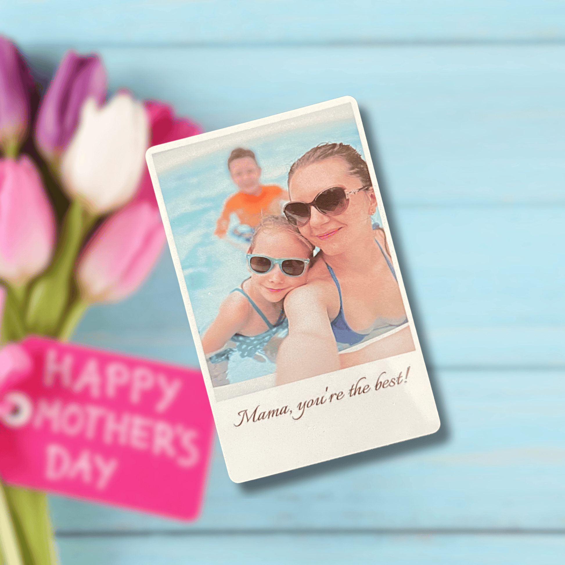 Personalised Photo Wallet Card For Mom - KALGHI - KALGHI LEATHER