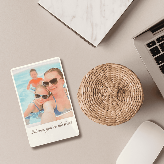 Personalised Photo Wallet Card For Mom - KALGHI - KALGHI LEATHER