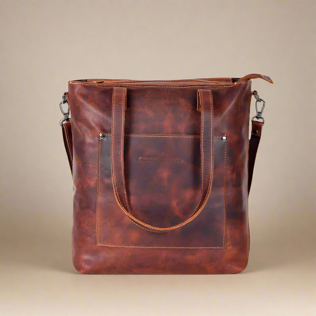 Leather Tote Bag Sandal