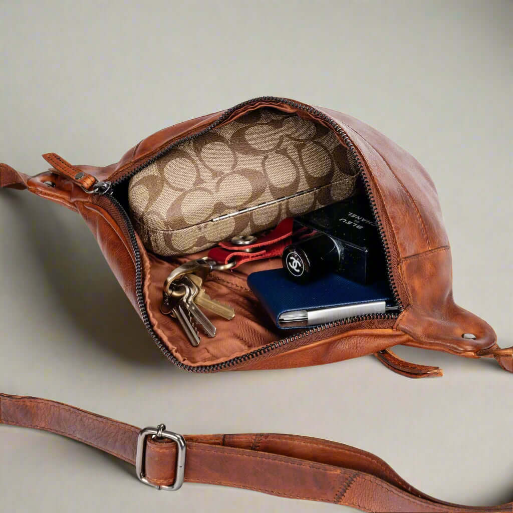KALGHI Fanny Packs Womens Leather Waist Bag | Fanny Pack