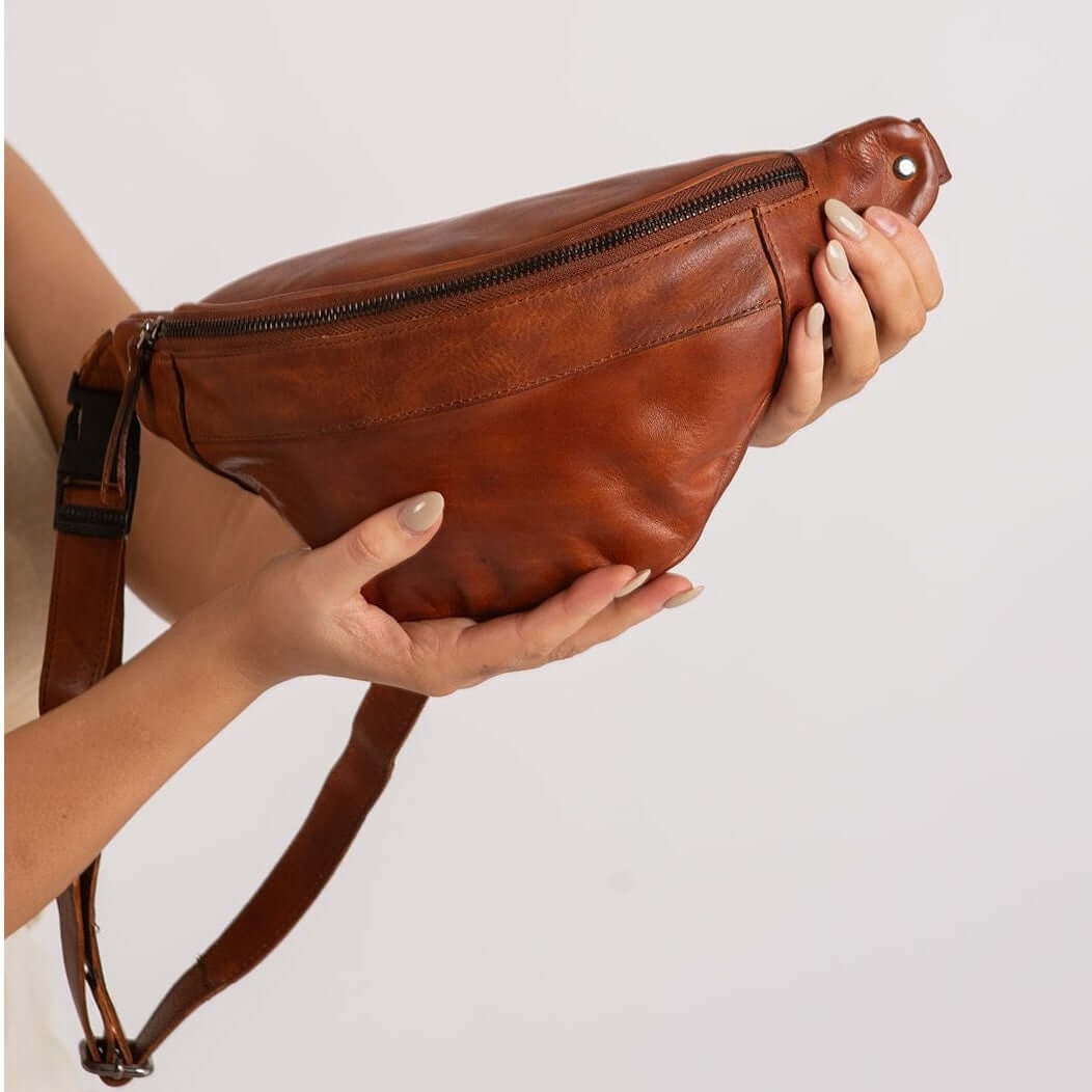 KALGHI Fanny Packs Womens Leather Waist Bag | Fanny Pack