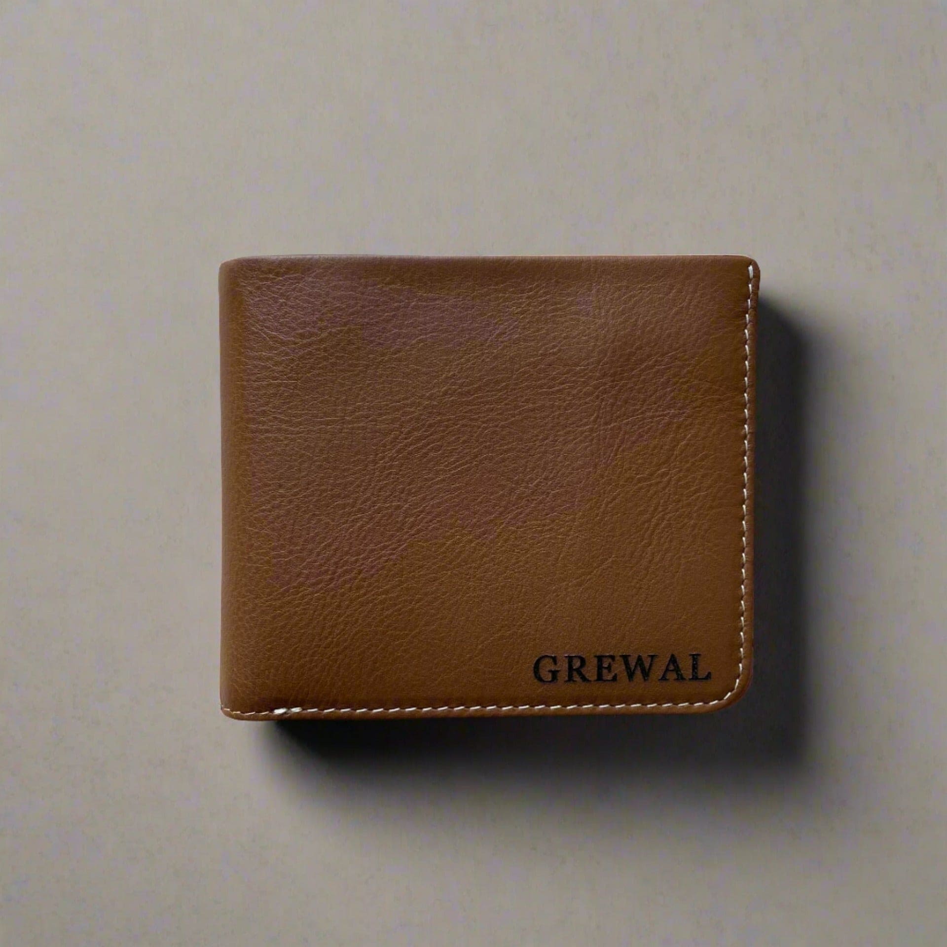 Personalised Slim Leather Wallet for Men