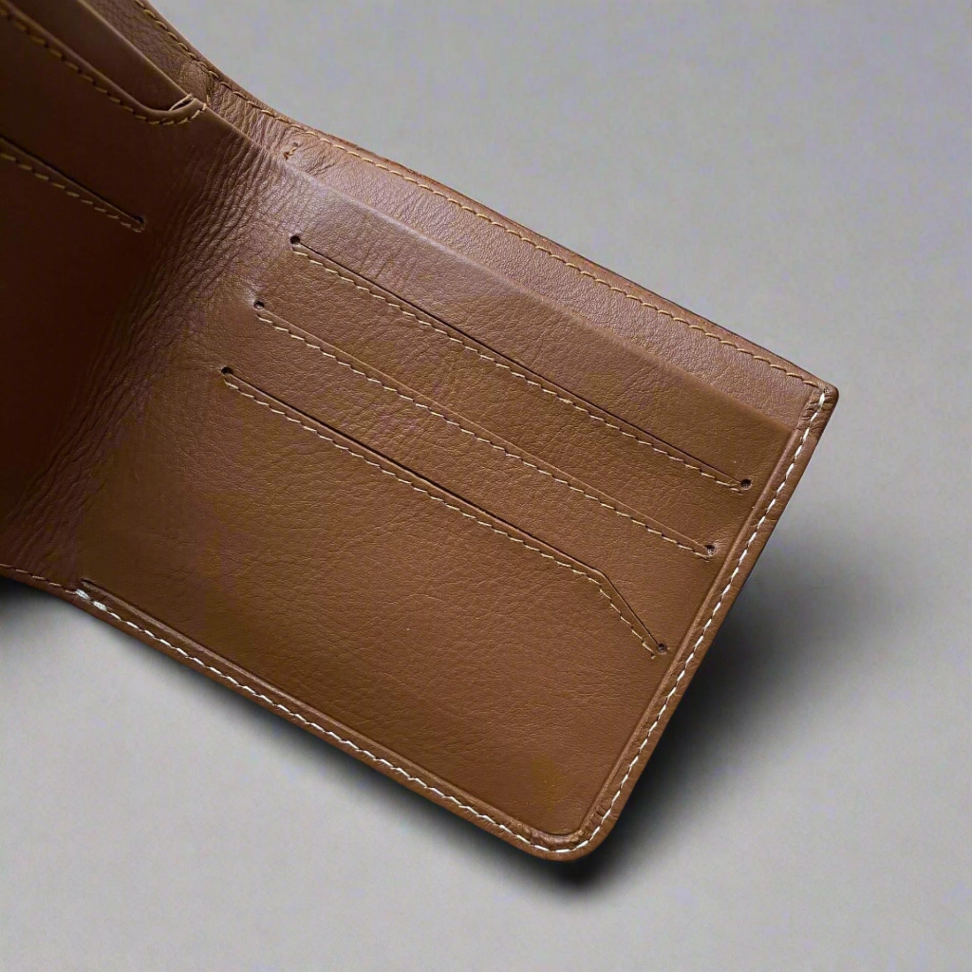 Personalised Slim Leather Wallet for Men