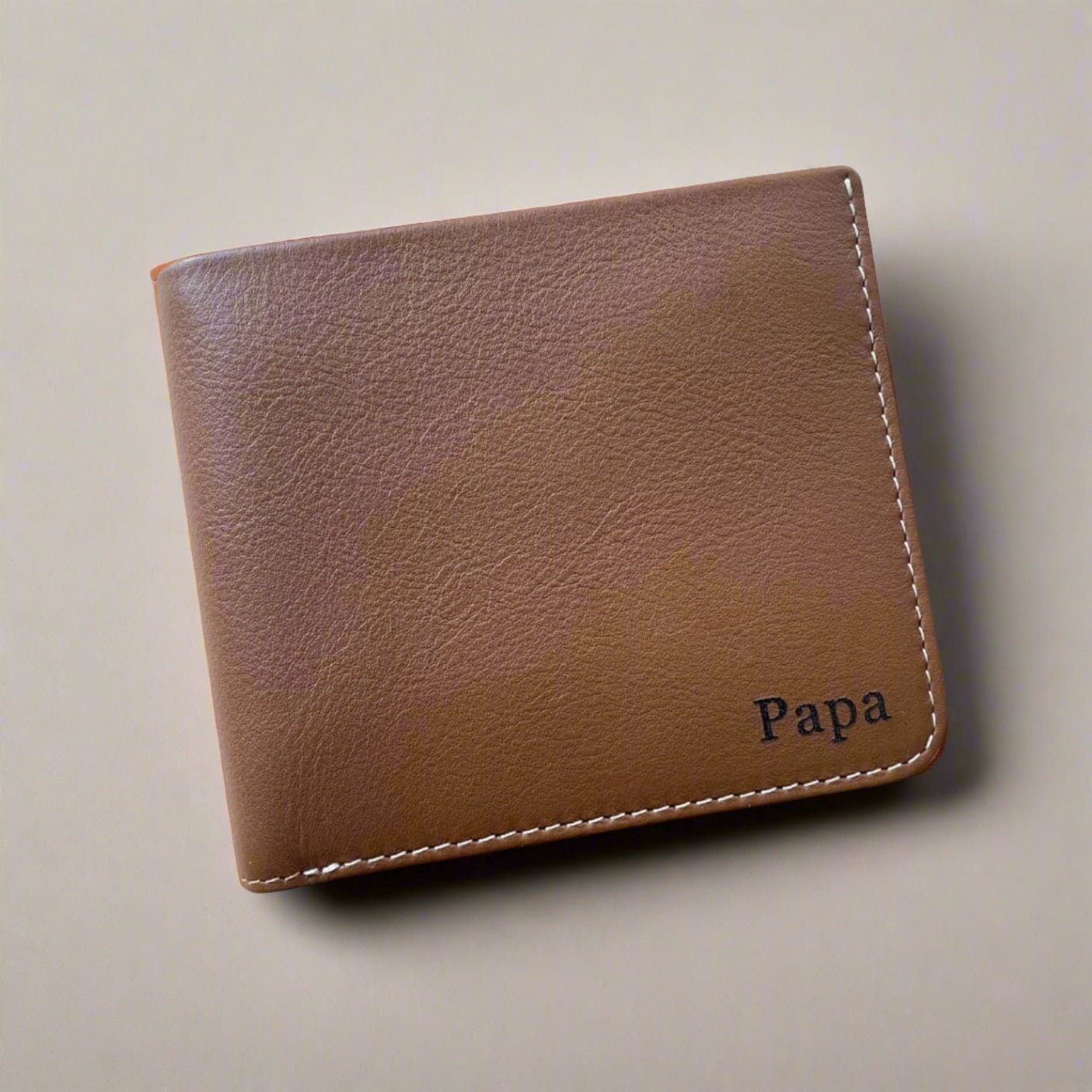 Personalised Slim Leather Wallet for Men