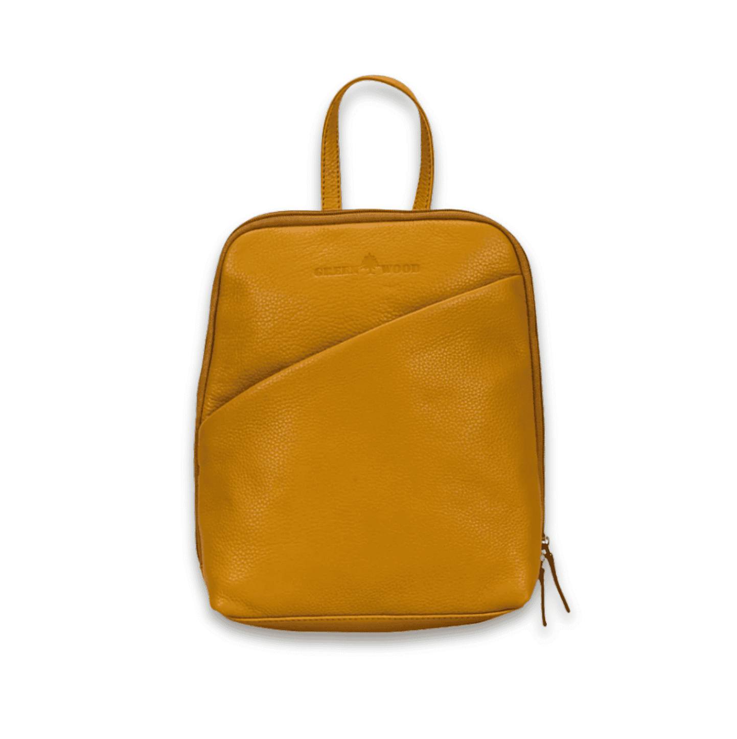 KALGHI Backpack Leather Women's Backpack Claire - Yellow