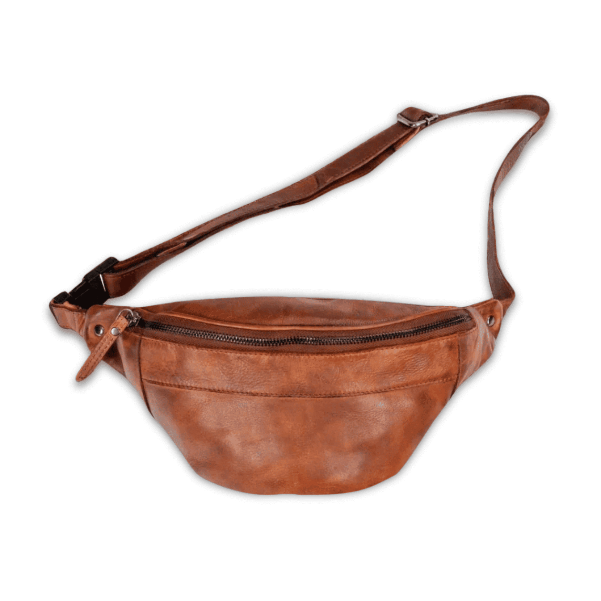 KALGHI Fanny Packs Cognac Womens Leather Waist Bag | Fanny Pack