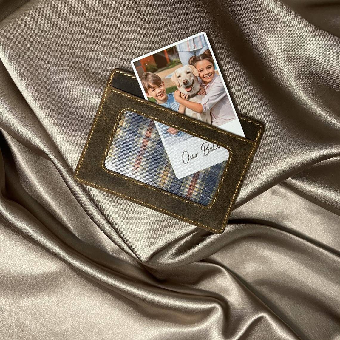 Personalised Photo Wallet Card Inserts , Polaroid- KALGHI Accessories KALGHI   