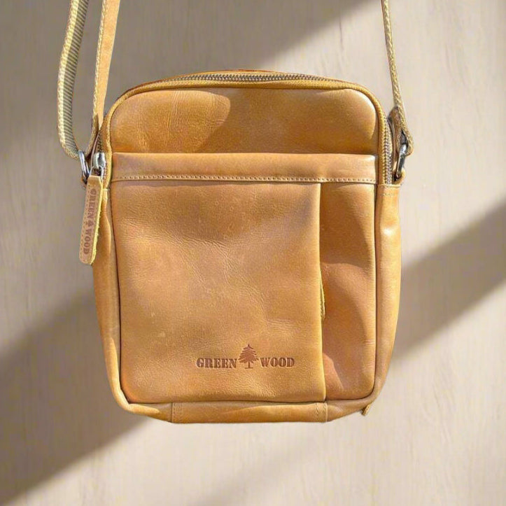 Sultan Leather Shoulder and Cross Body Bag for Men and Women - KALGHI Flat 50% Off KALGHI   