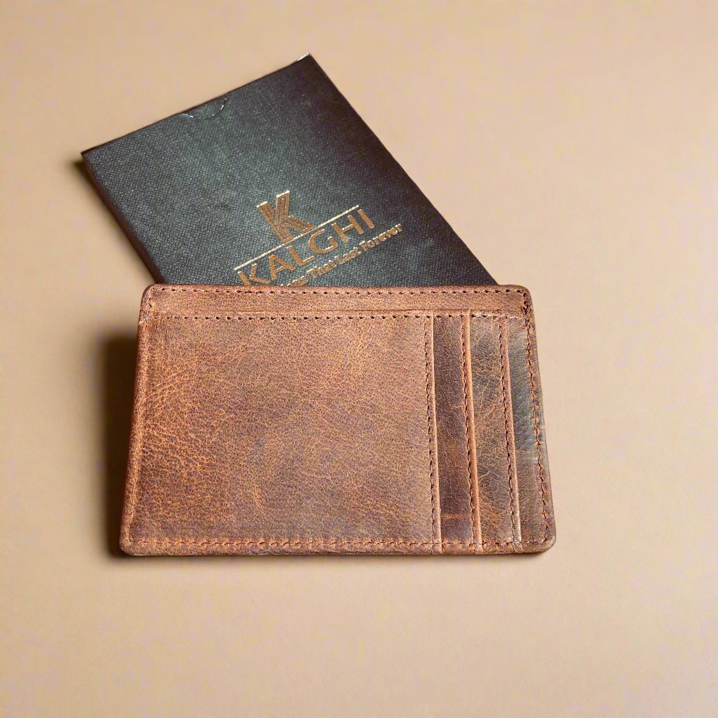 SLEEK CARD HOLDER - KALGHI - KALGHI LEATHER