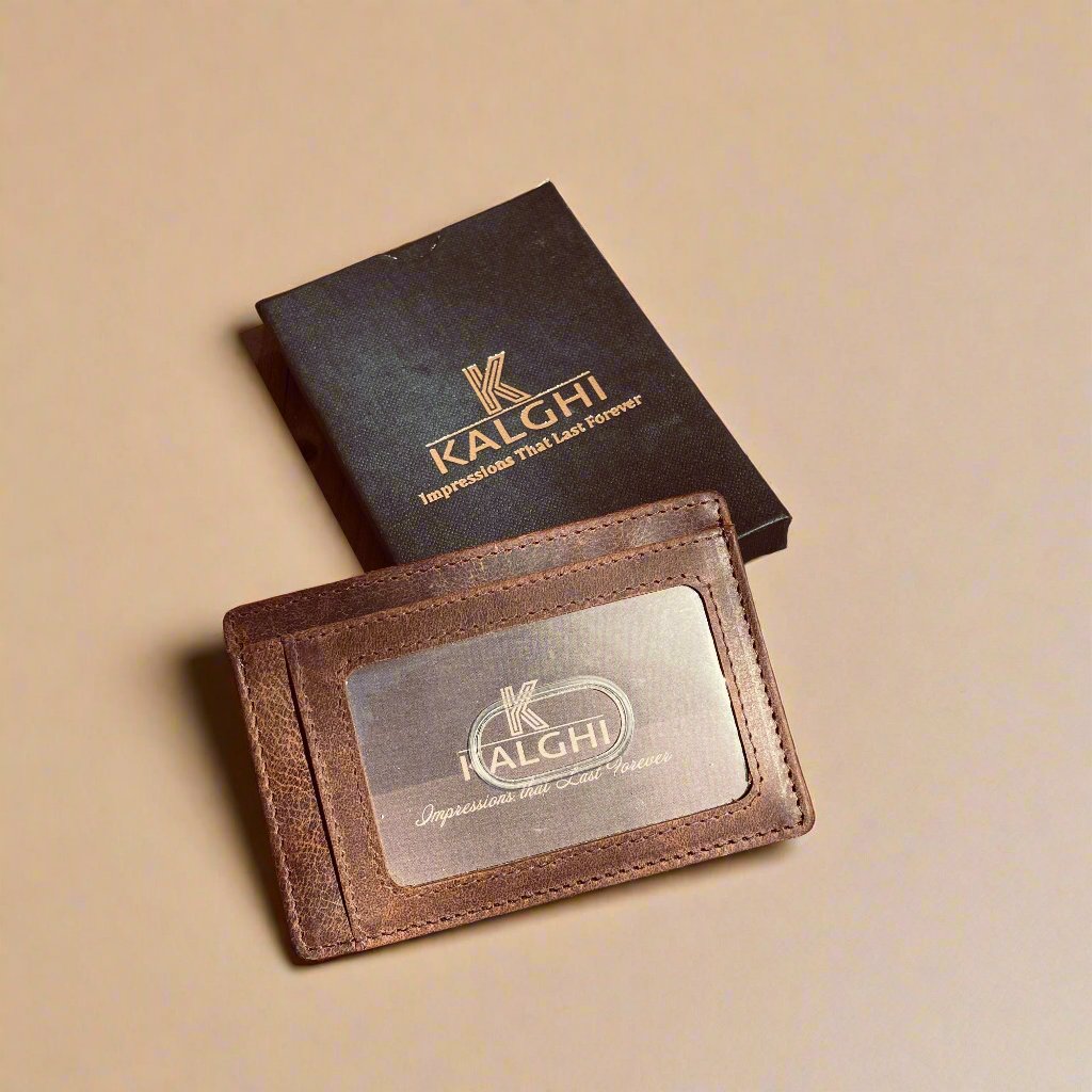 SLEEK CARD HOLDER - KALGHI - KALGHI LEATHER