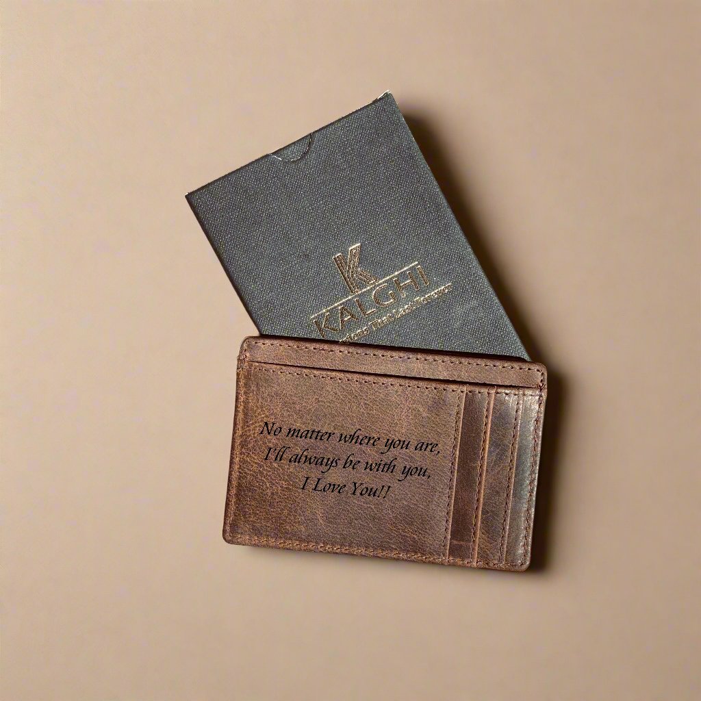 SLEEK CARD HOLDER - KALGHI - KALGHI LEATHER